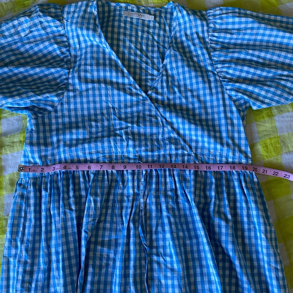 Christy Dawn Blue and White Maxi Dress